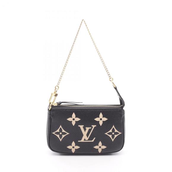 LOUIS VUITTON Black Monogram Leather Mini Bag - Picture 1 of 6